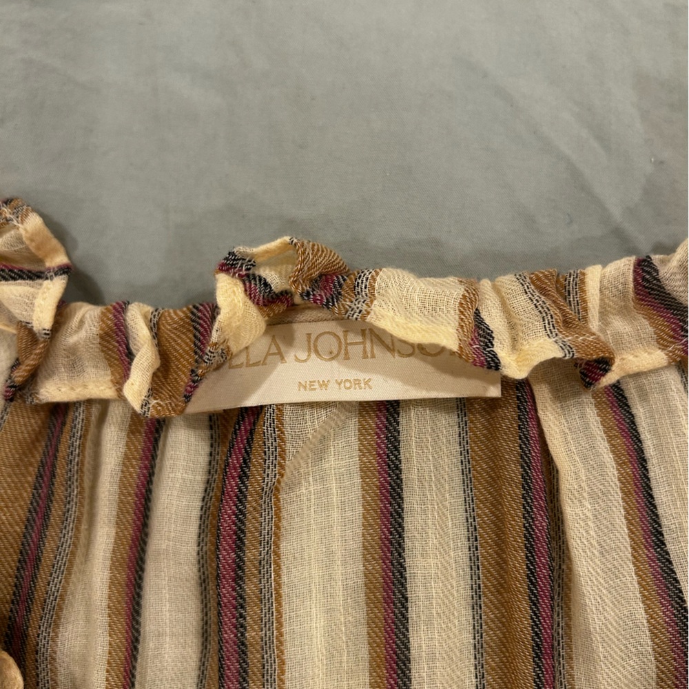 Ulla Johnson Striped Top Sz 4/S - Picture 2 of 9